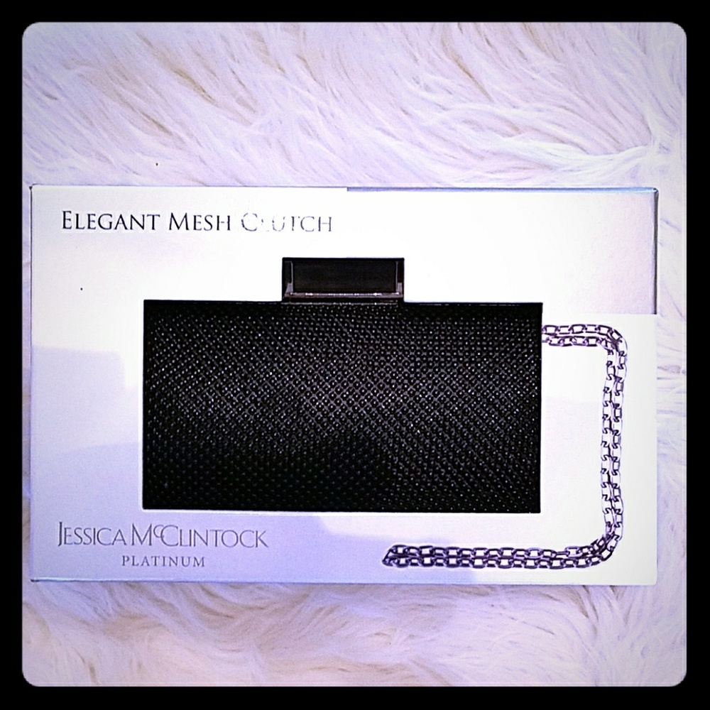 Clutch purse, chain shoulder strap